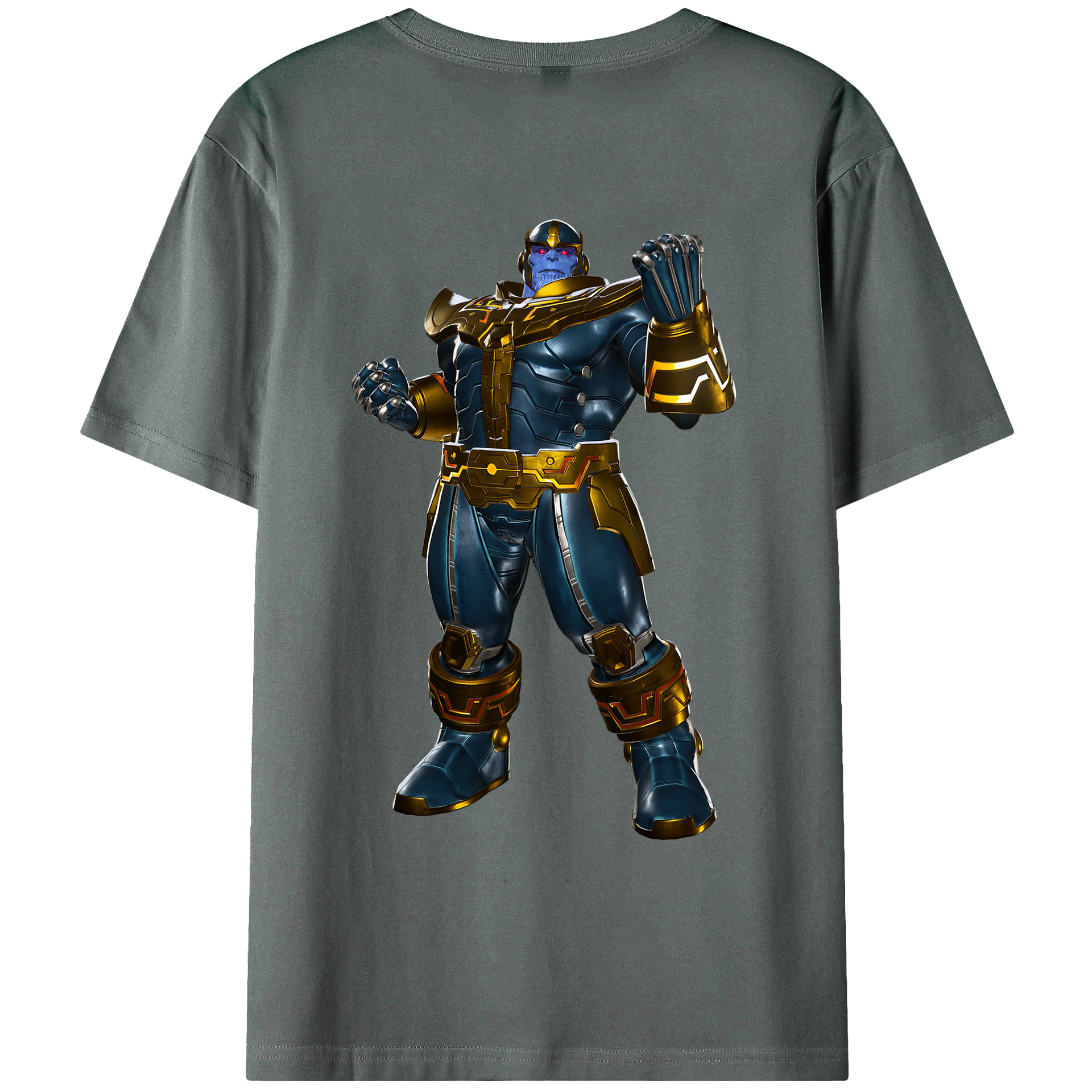 （画像用） アベンジャーズ The Avengers 綿100％ メンズ半袖Tシャツ（バックプリント） 通気性